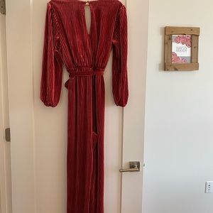 Anthropologie Samantha Velvet Jumpsuit